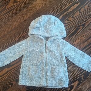 Carter's Soft Gray Sherpa Jacket